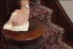 polish for old wooden items