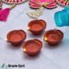 aquaglow diya with water sensor by oracle cart best gift for festive