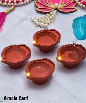 aquaglow diya with water sensor by oracle cart best gift for festive